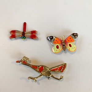 Brooch Set Vintage Pastel